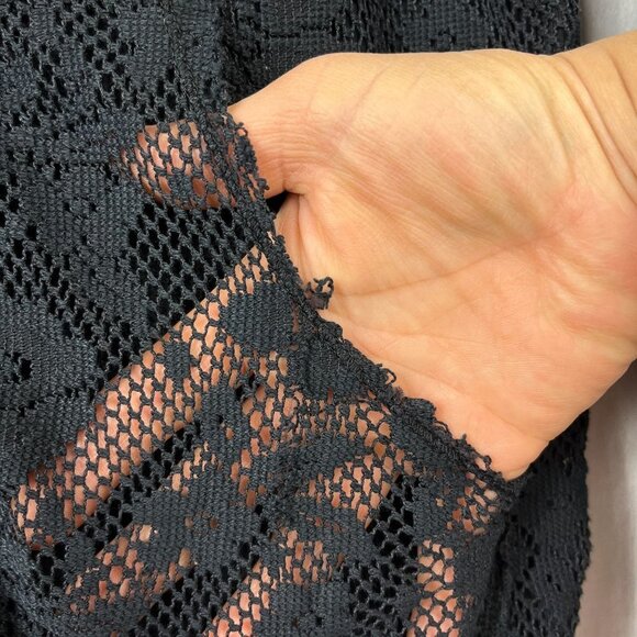 Affliction Reversible Lace Hoodie Full Zip Women S Metal Y2K Lost Souls American - Picture 10 of 16